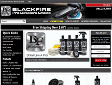 Tablet Screenshot of blackfirewax.com